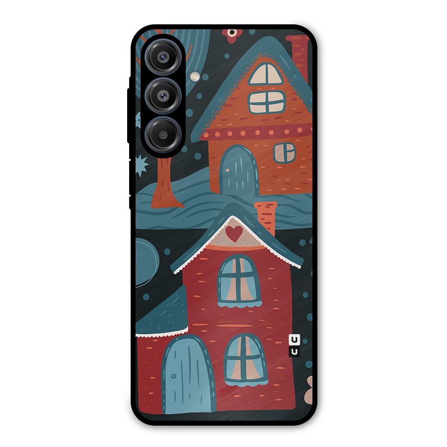 Nordic Arts Houses Metal Back Case for Galaxy A16 5G