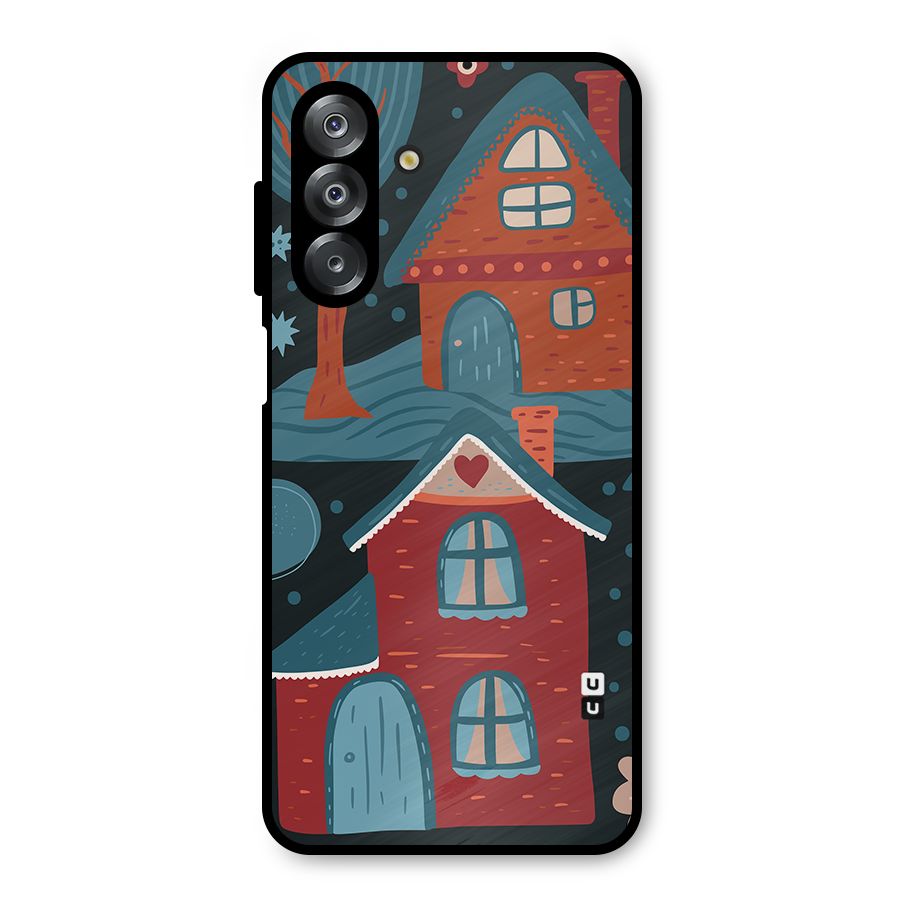 Nordic Arts Houses Metal Back Case for Galaxy A26