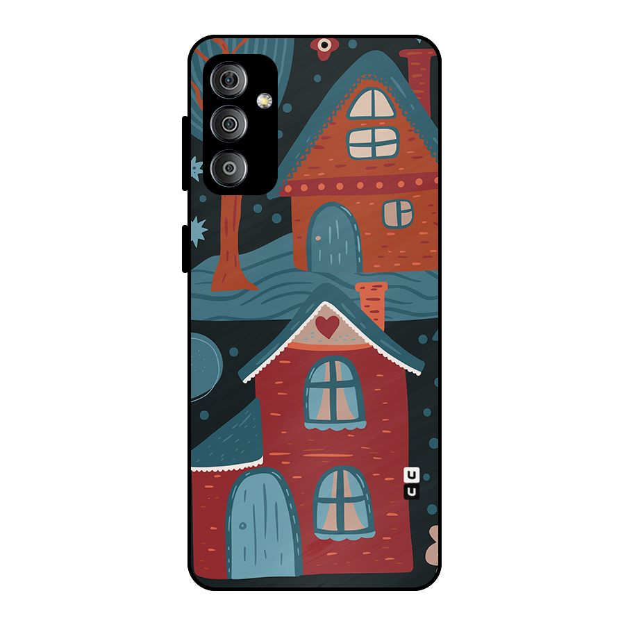 Nordic Arts Houses Metal Back Case for Galaxy F23