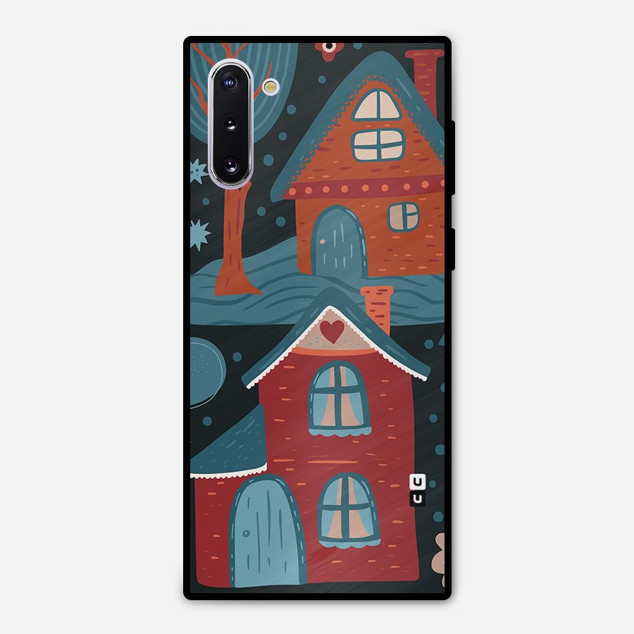 Nordic Arts Houses Metal Back Case for Galaxy Note 10