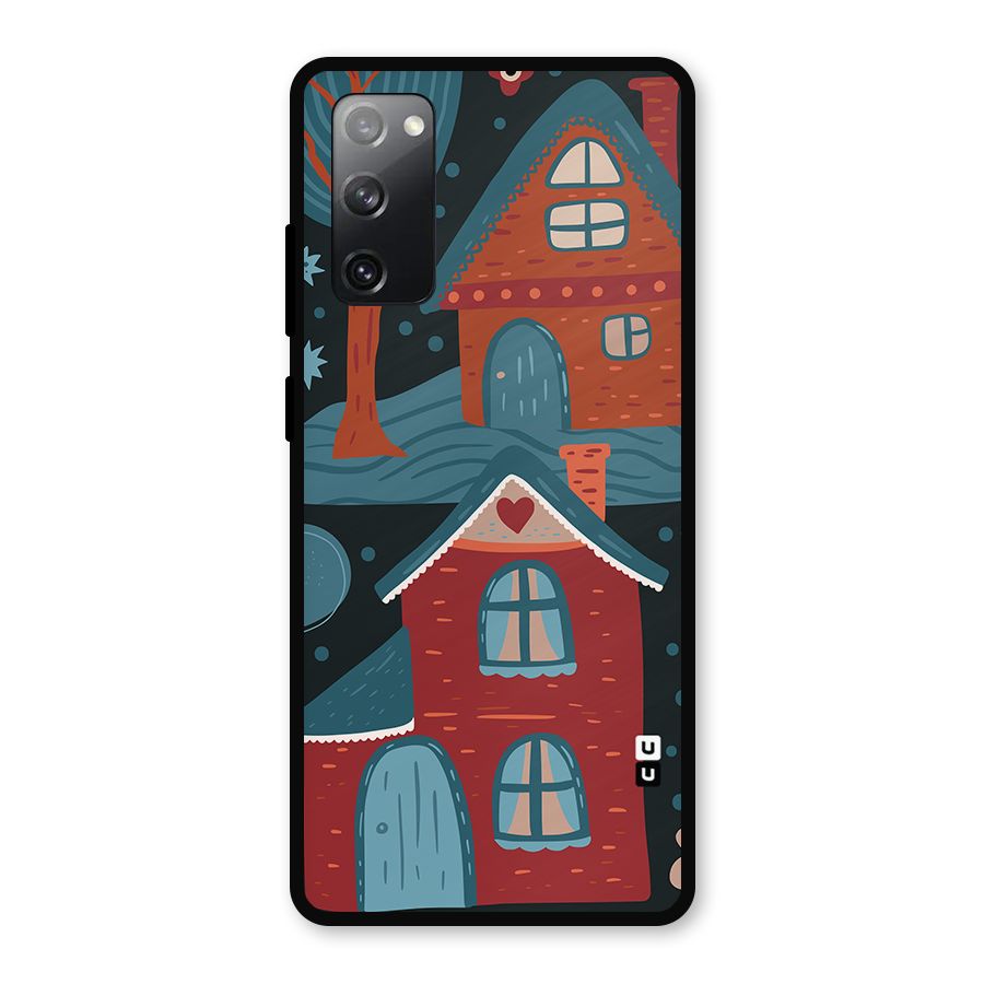 Nordic Arts Houses Metal Back Case for Galaxy S20 FE 5G