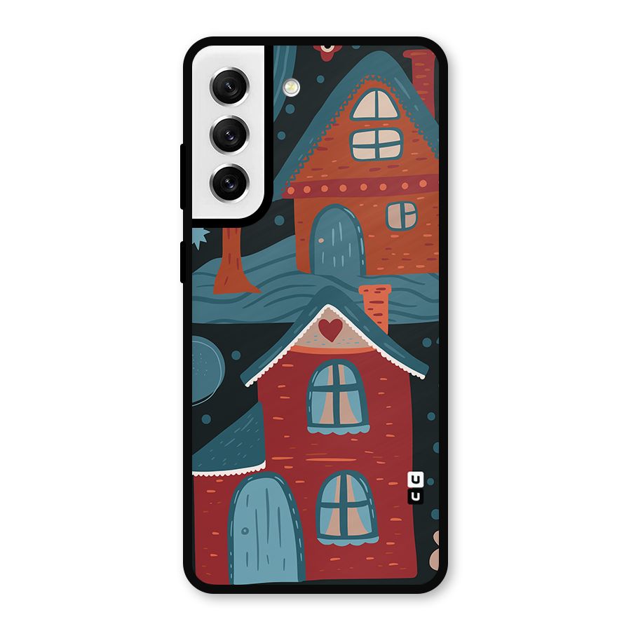 Nordic Arts Houses Metal Back Case for Galaxy S21 FE 5G