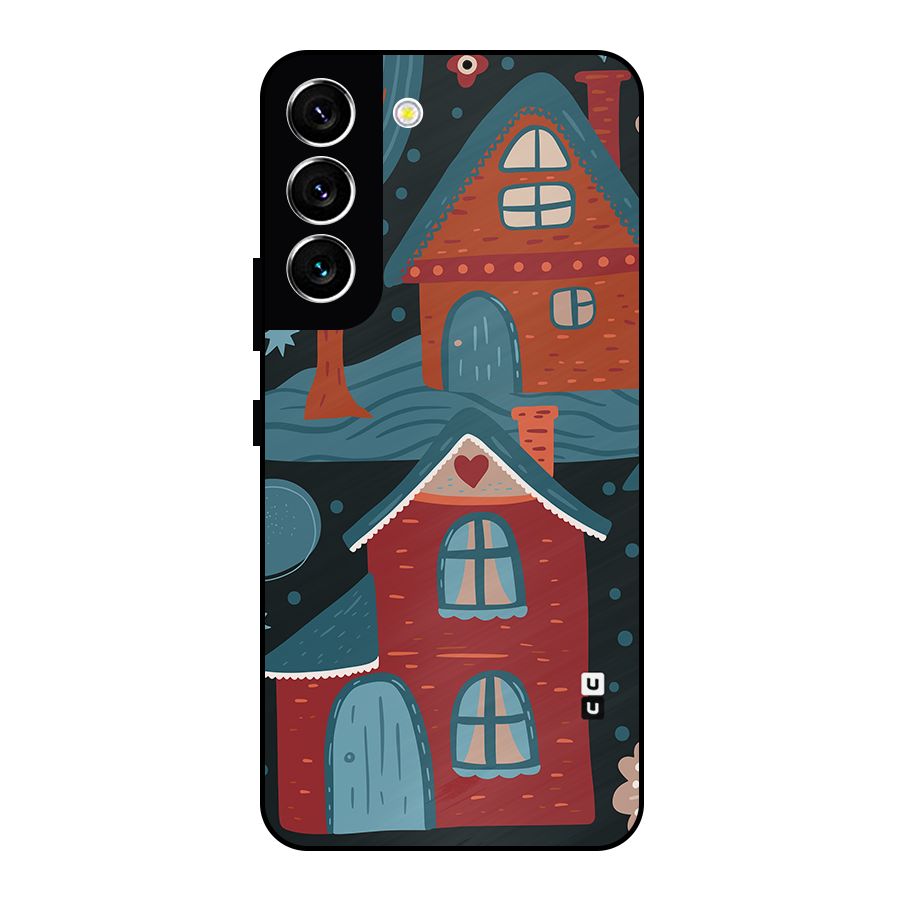 Nordic Arts Houses Metal Back Case for Galaxy S22 5G