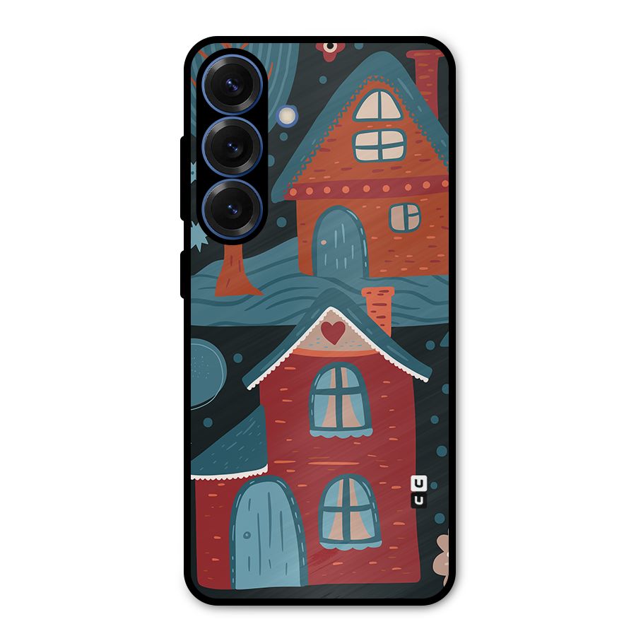 Nordic Arts Houses Metal Back Case for Galaxy S25