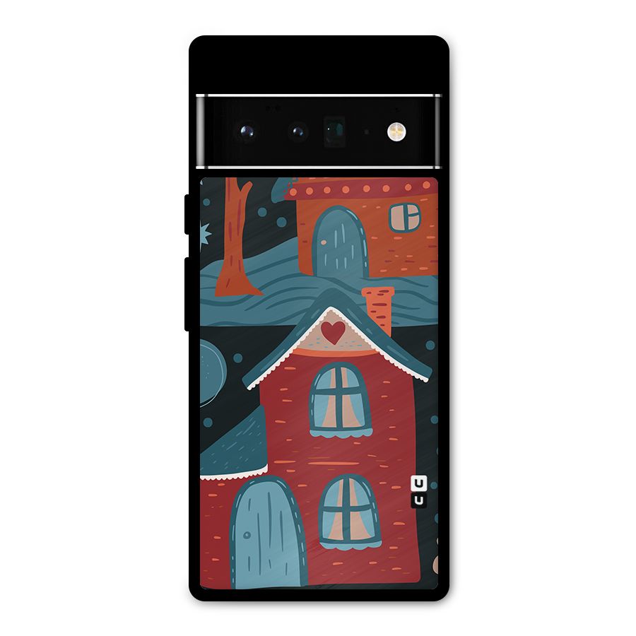 Nordic Arts Houses Metal Back Case for Google Pixel 6 Pro