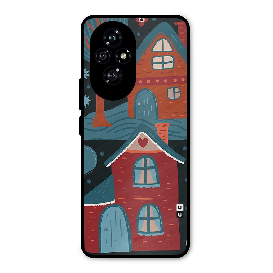 Nordic Arts Houses Metal Back Case for Honor 200