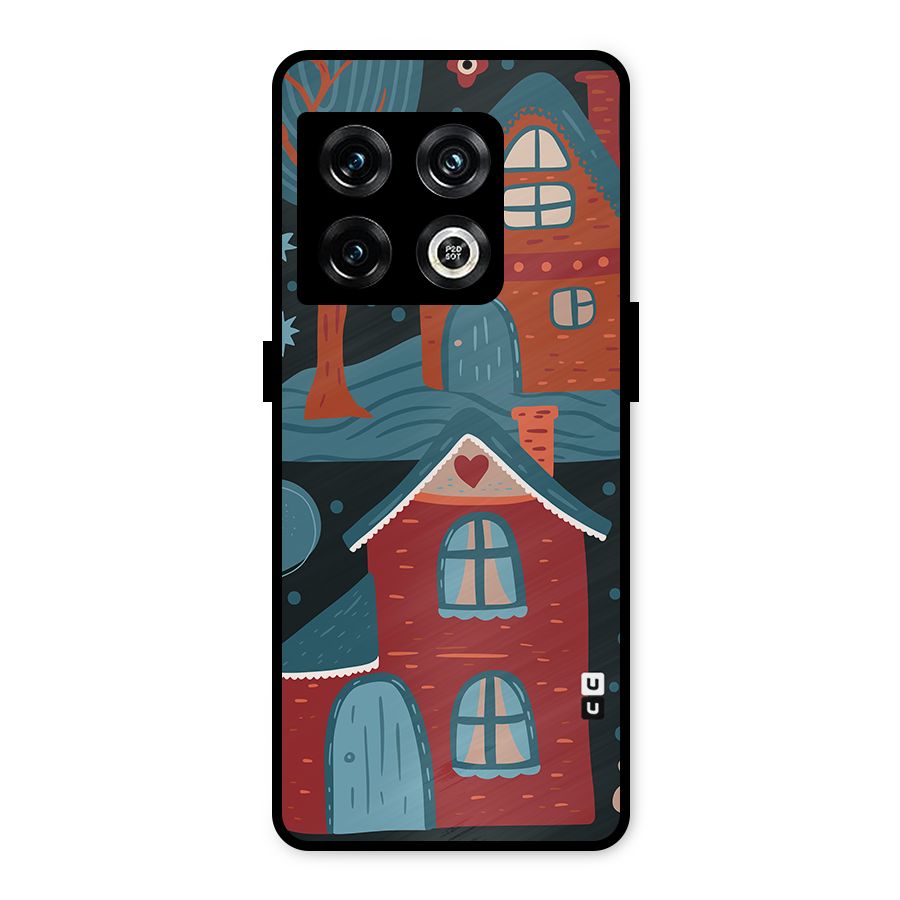 Nordic Arts Houses Metal Back Case for OnePlus 10 Pro 5G
