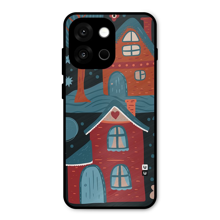 Nordic Arts Houses Metal Back Case for OnePlus 13s