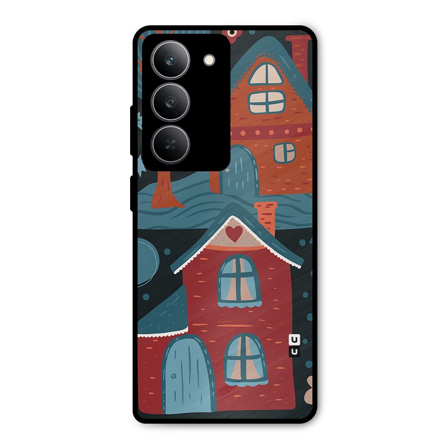 Nordic Arts Houses Metal Back Case for Realme 14x