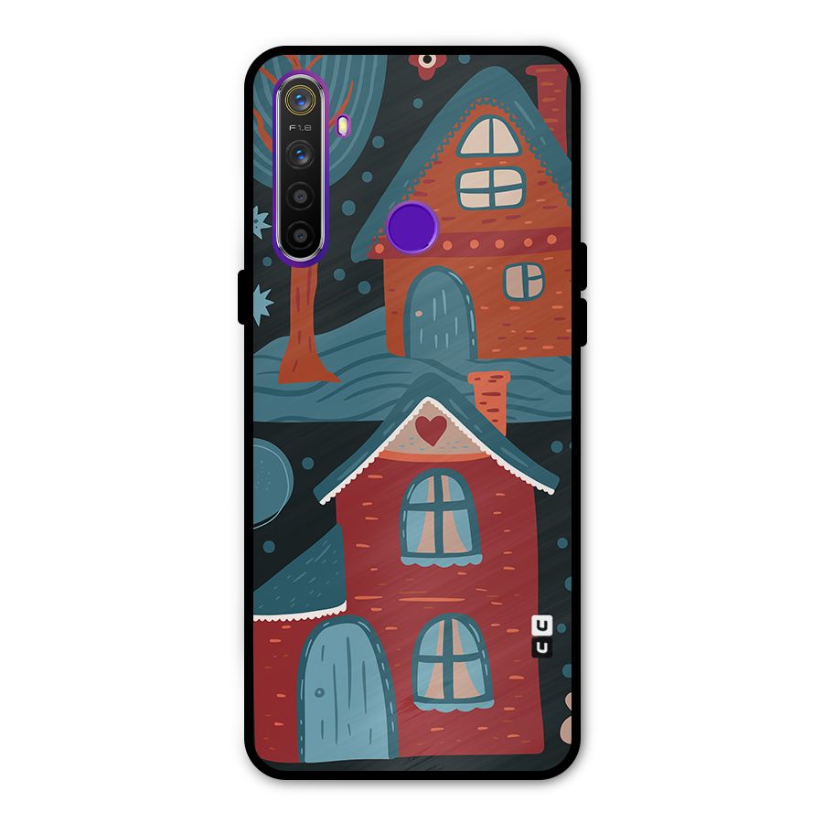 Nordic Arts Houses Metal Back Case for Realme Narzo 10