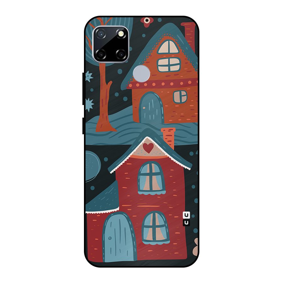 Nordic Arts Houses Metal Back Case for Realme Narzo 20