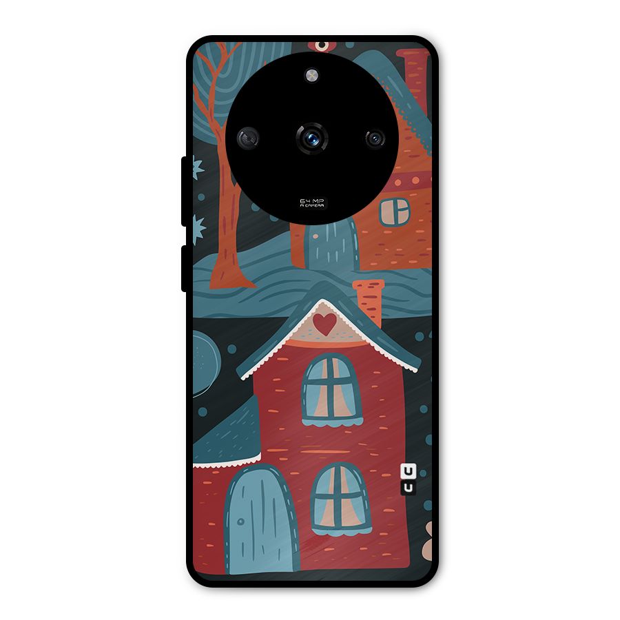 Nordic Arts Houses Metal Back Case for Realme Narzo 60 5G
