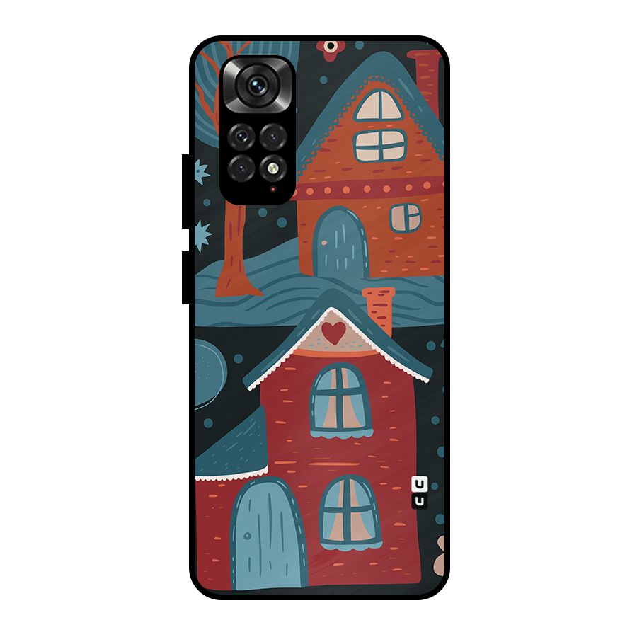 Nordic Arts Houses Metal Back Case for Redmi Note 11 Pro