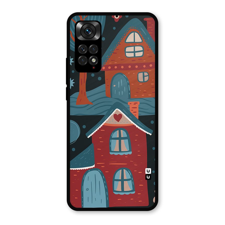 Nordic Arts Houses Metal Back Case for Redmi Note 11s