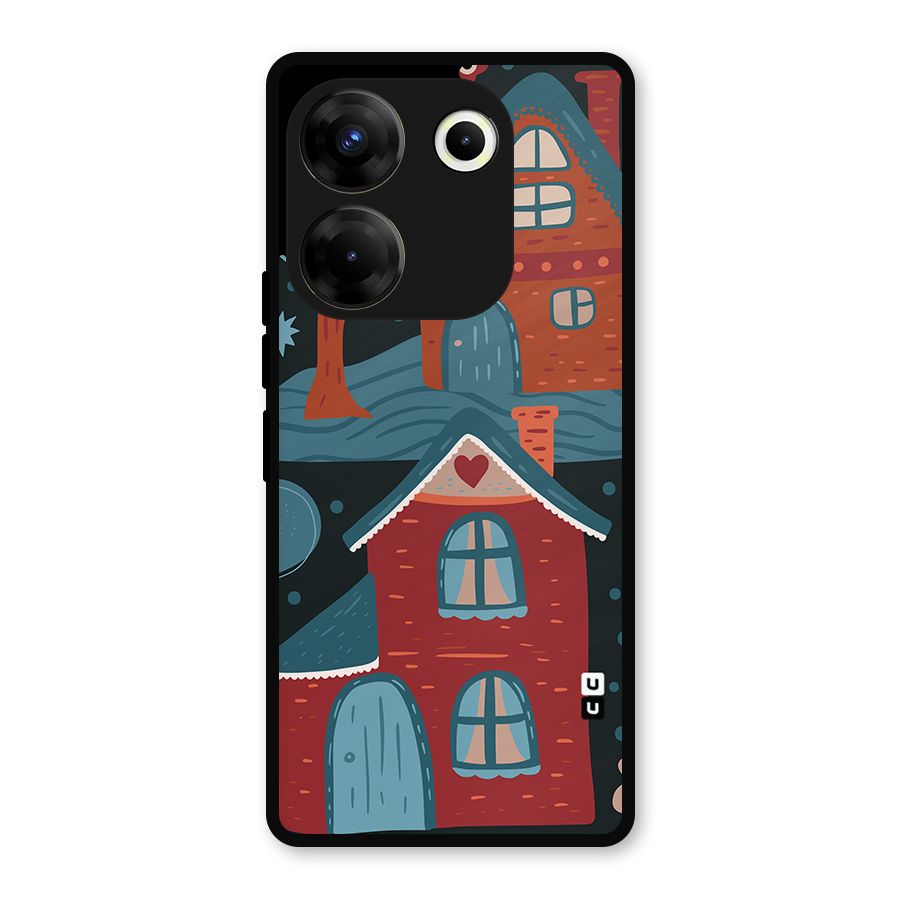Nordic Arts Houses Metal Back Case for Tecno Camon 20