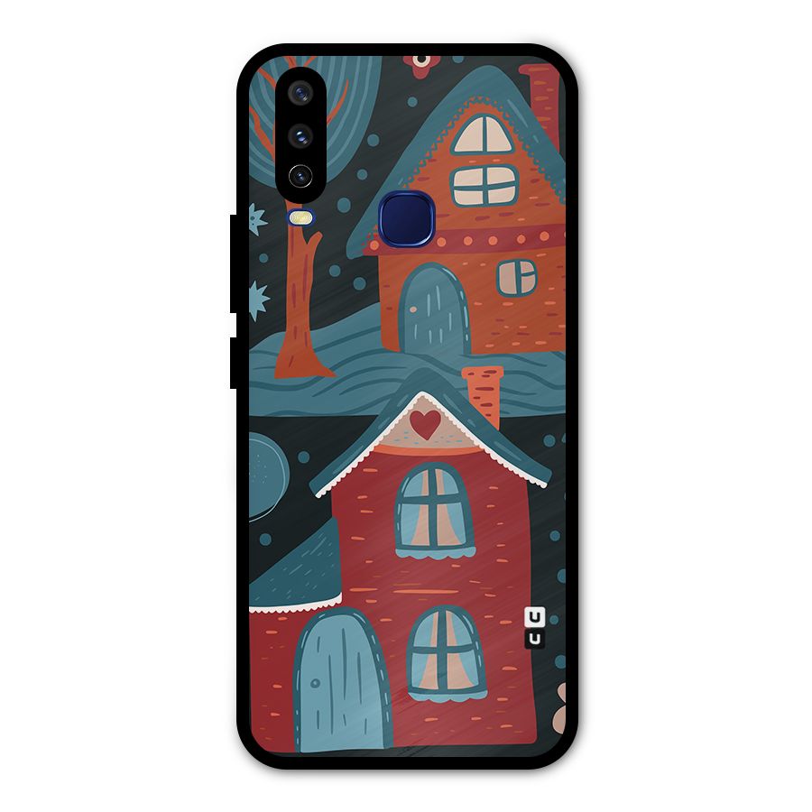 Nordic Arts Houses Metal Back Case for Vivo V17