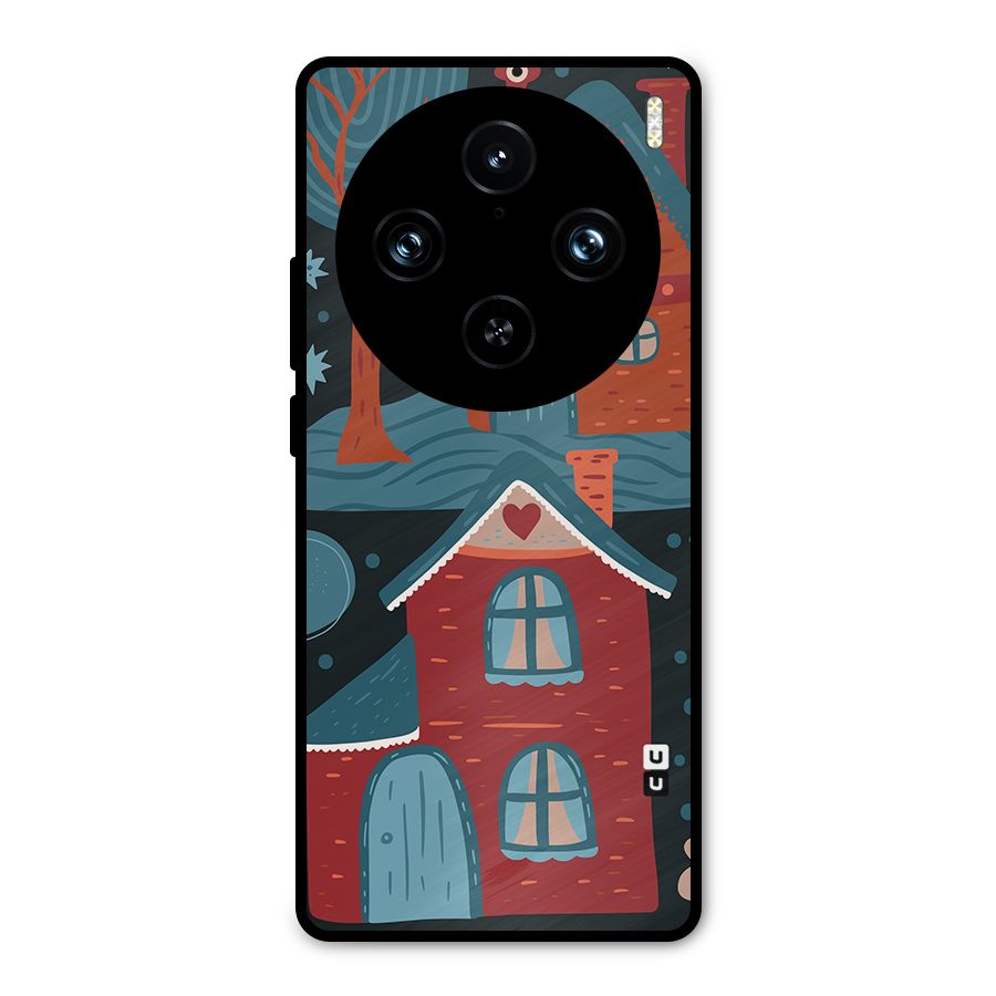 Nordic Arts Houses Metal Back Case for Vivo X100 Pro