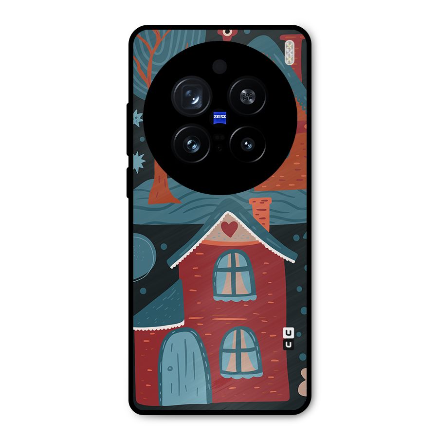 Nordic Arts Houses Metal Back Case for Vivo X200 Pro