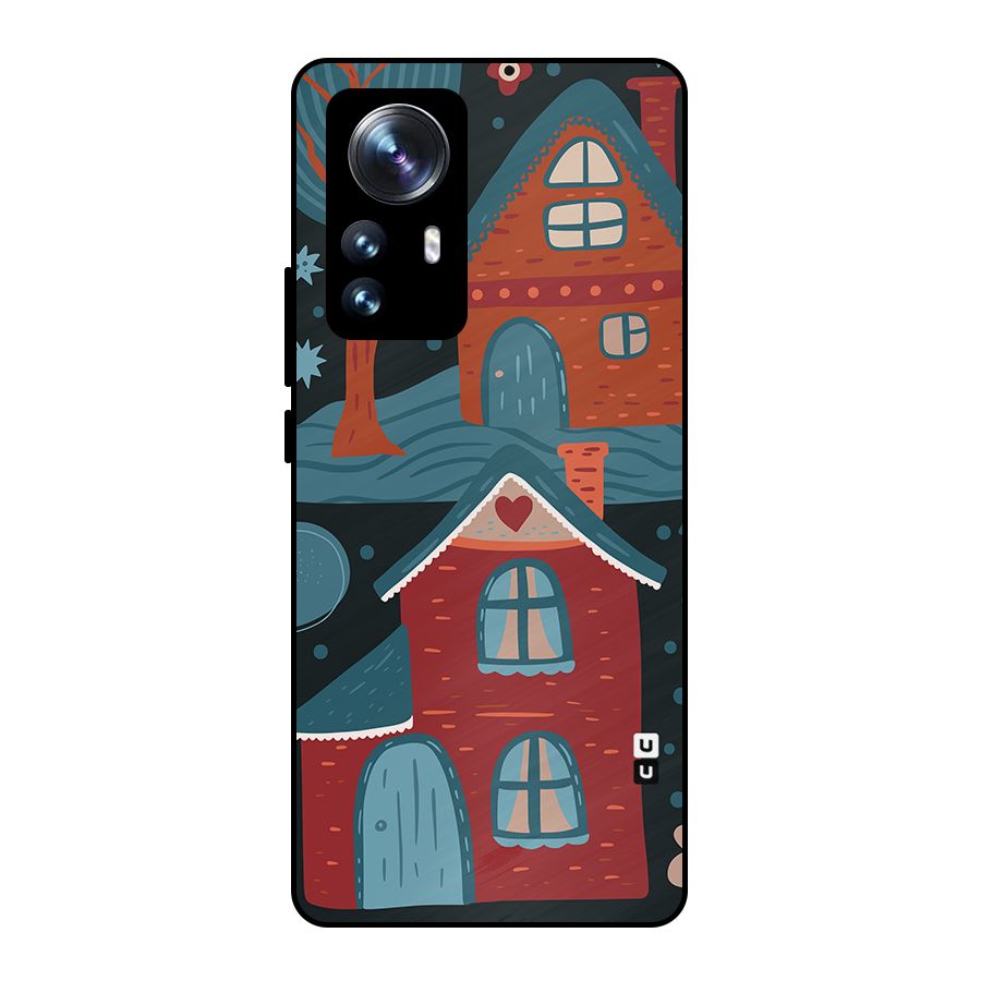 Nordic Arts Houses Metal Back Case for Xiaomi 12 Pro
