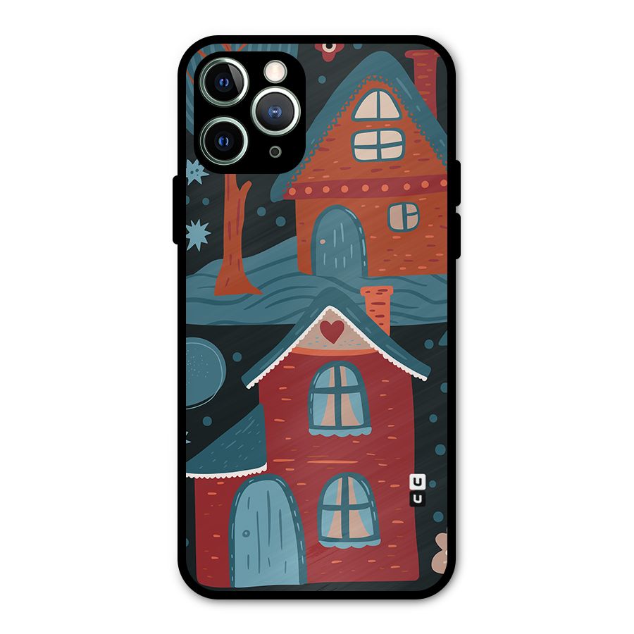 Nordic Arts Houses Metal Back Case for iPhone 11 Pro Max