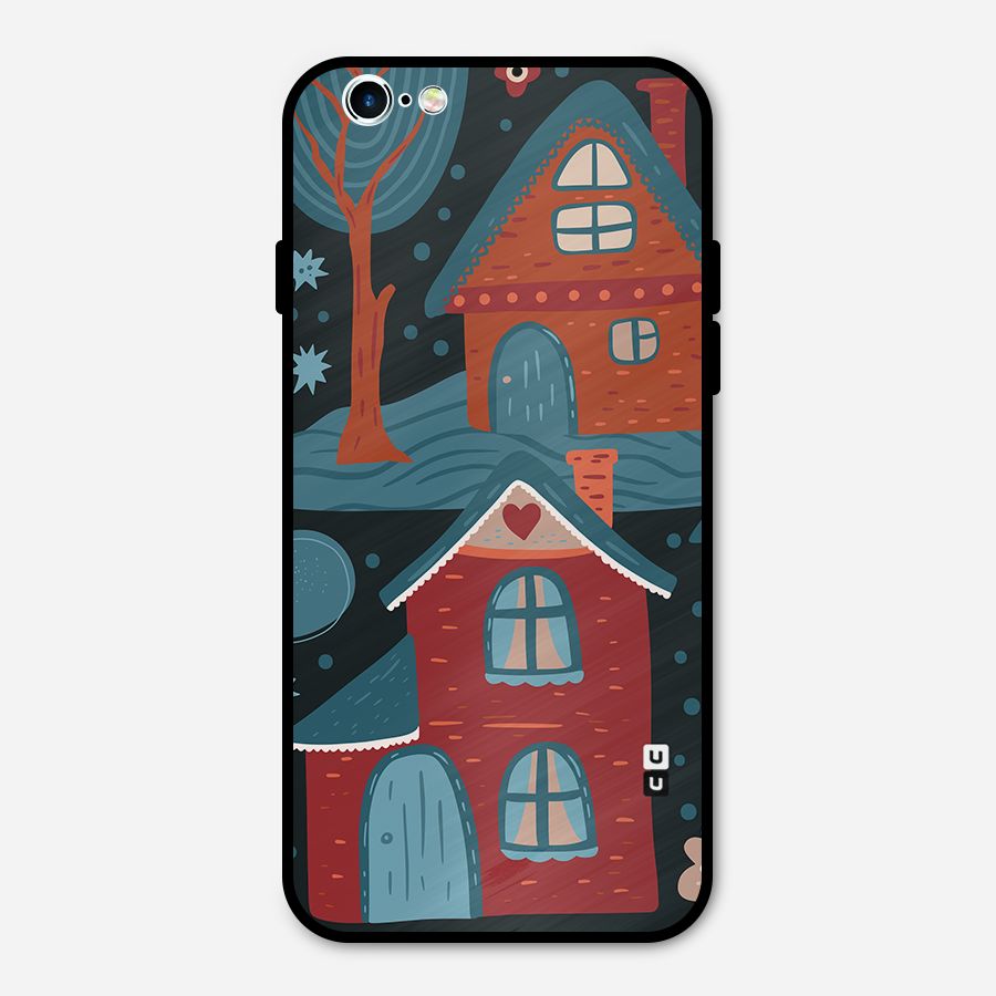 Nordic Arts Houses Metal Back Case for iPhone 6 6s