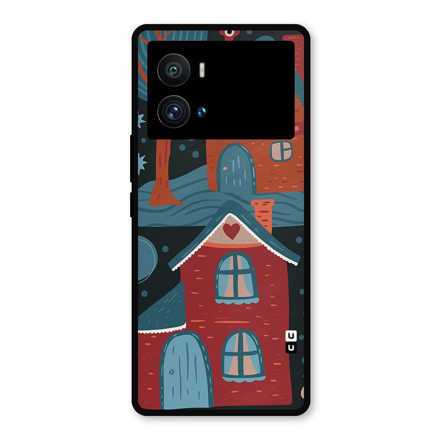 Nordic Arts Houses Metal Back Case for iQOO 9 Pro