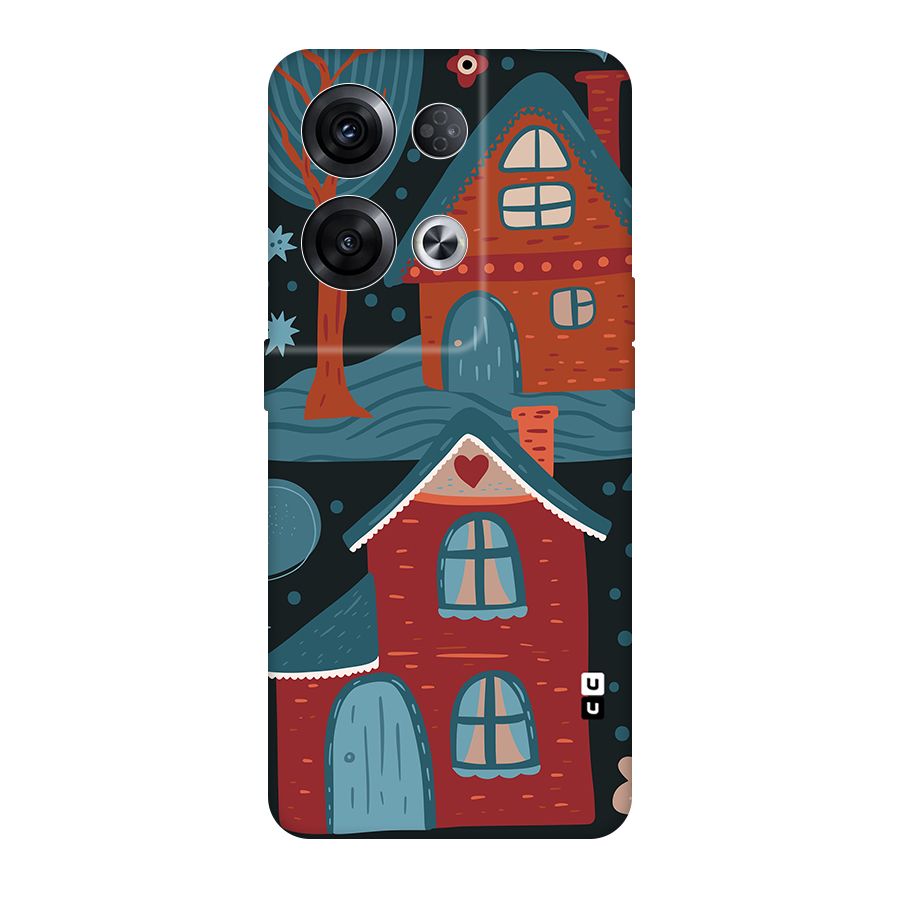Nordic Arts Houses Original Polycarbonate Back Case for Oppo Reno8 Pro 5G