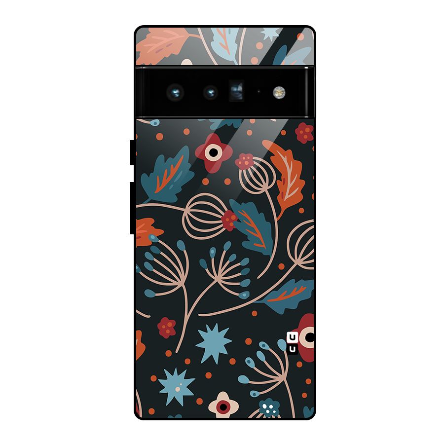 Nordic Arts Leaves Glass Back Case for Google Pixel 6 Pro