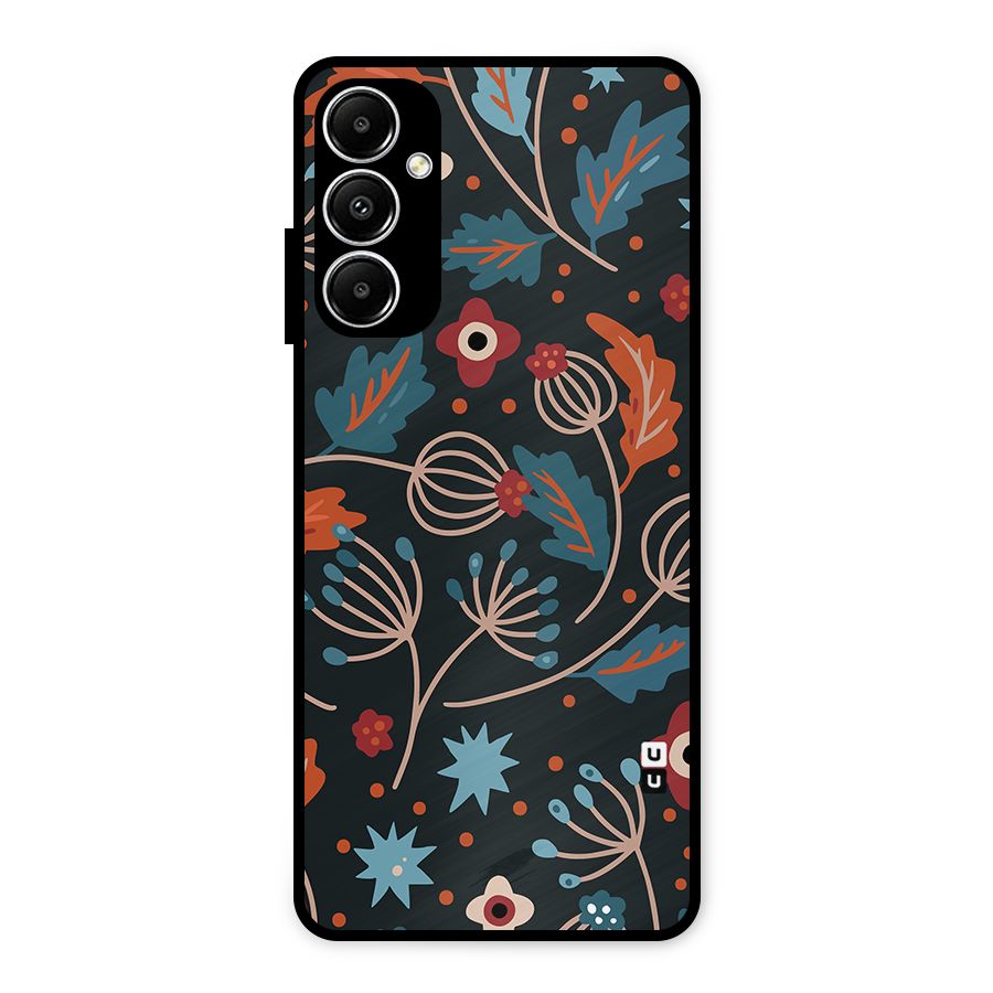 Nordic Arts Leaves Metal Back Case for Galaxy A05s