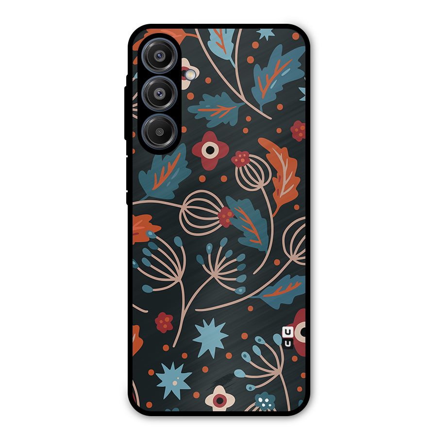 Nordic Arts Leaves Metal Back Case for Galaxy A16 5G