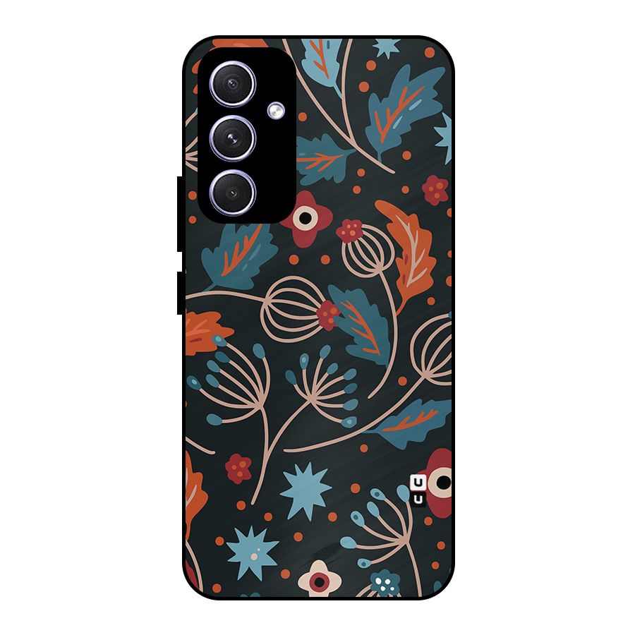 Nordic Arts Leaves Metal Back Case for Galaxy A54