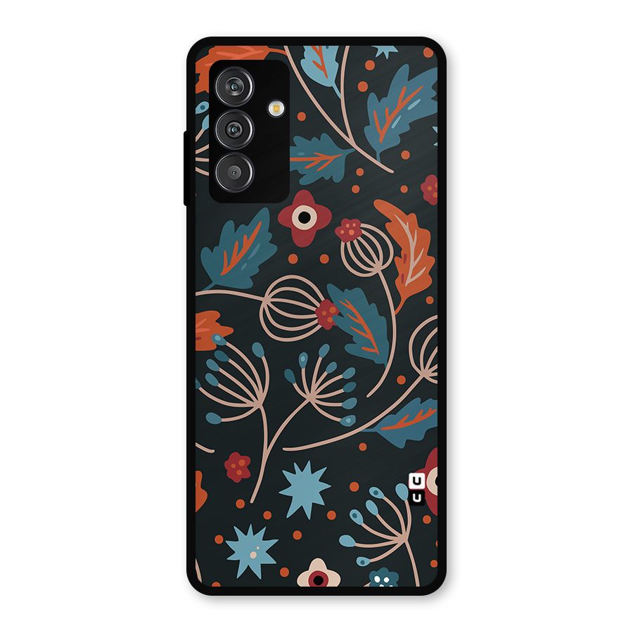 Nordic Arts Leaves Metal Back Case for Galaxy F13