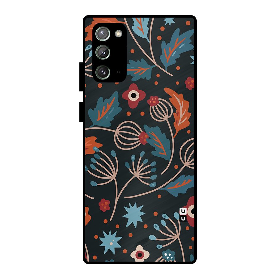 Nordic Arts Leaves Metal Back Case for Galaxy Note 20