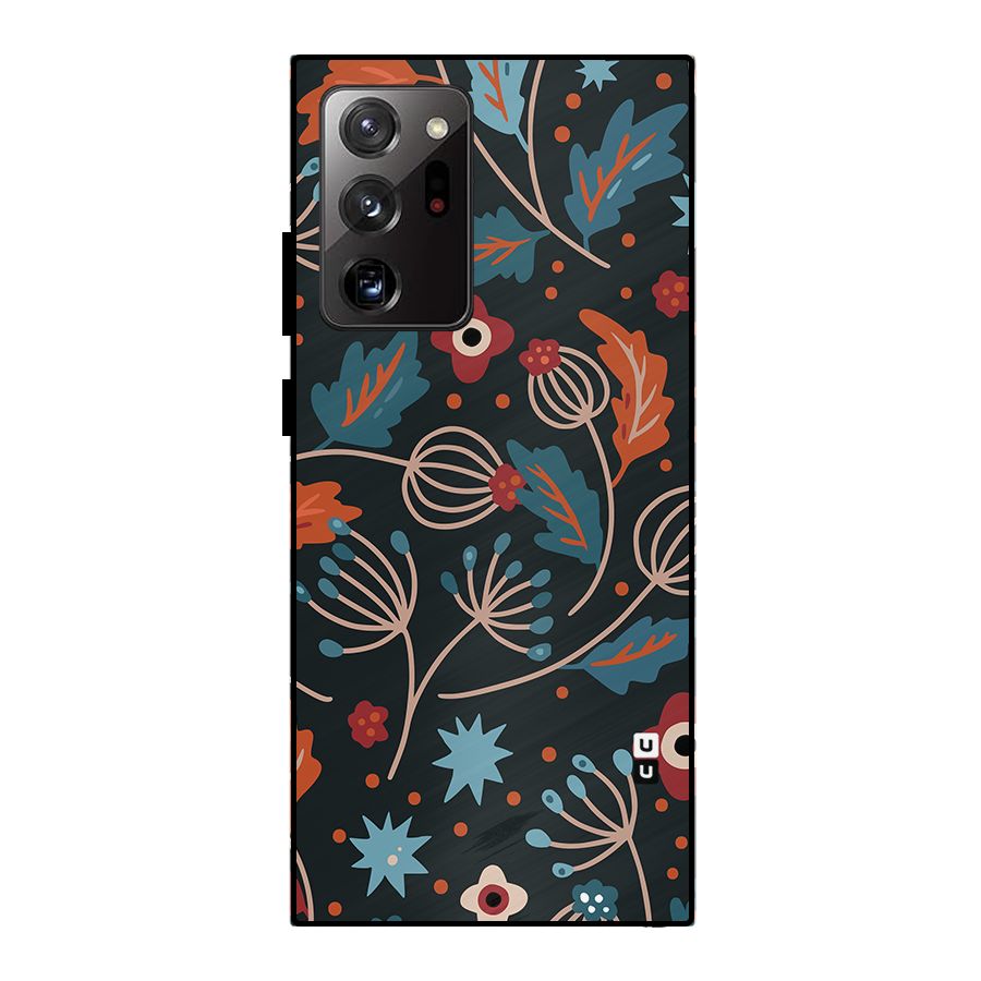 Nordic Arts Leaves Metal Back Case for Galaxy Note 20 Ultra 5G