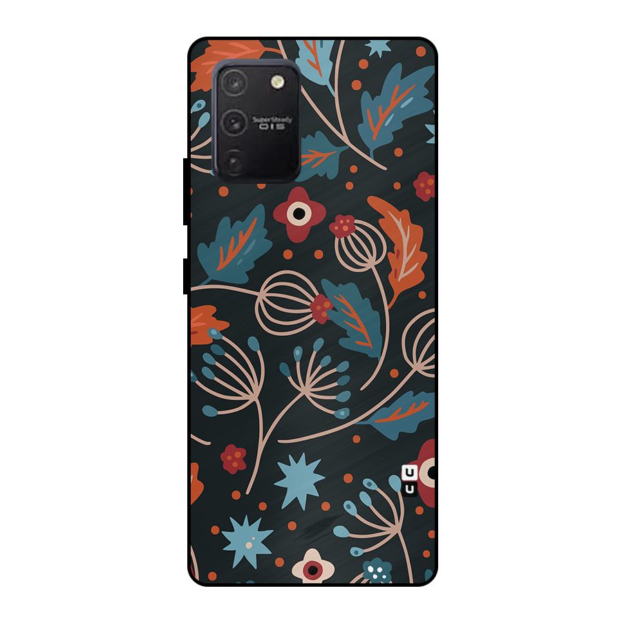 Nordic Arts Leaves Metal Back Case for Galaxy S10 Lite
