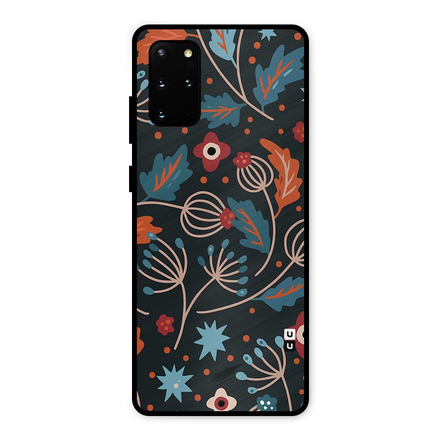 Nordic Arts Leaves Metal Back Case for Galaxy S20 Plus