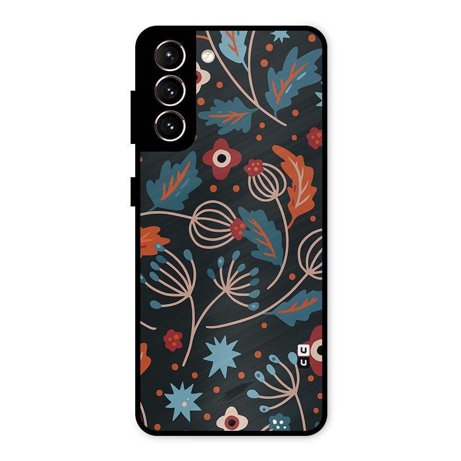 Nordic Arts Leaves Metal Back Case for Galaxy S21 5G