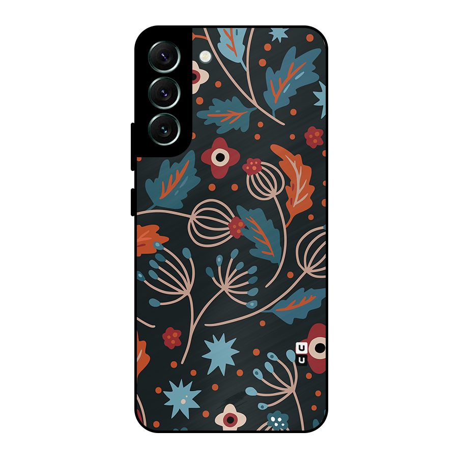 Nordic Arts Leaves Metal Back Case for Galaxy S22 Plus 5G