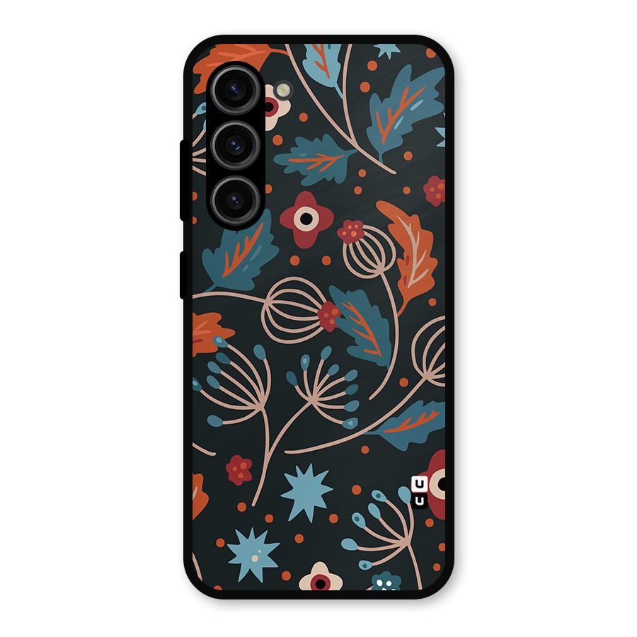 Nordic Arts Leaves Metal Back Case for Galaxy S23
