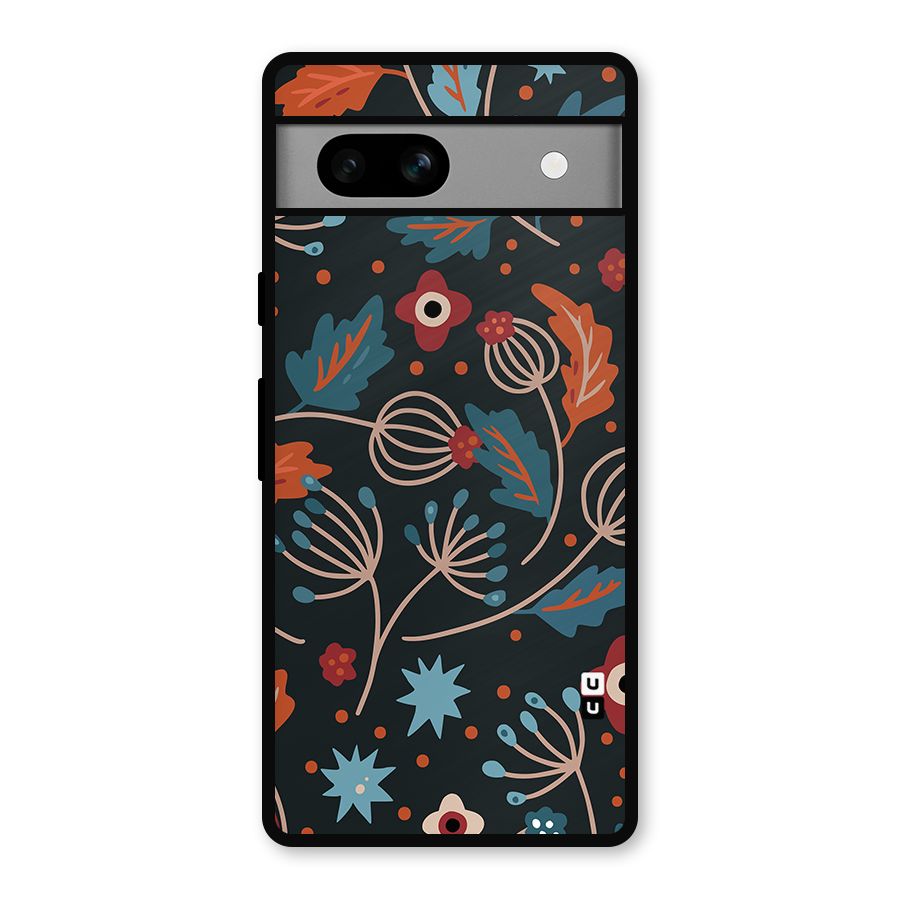 Nordic Arts Leaves Metal Back Case for Google Pixel 7a