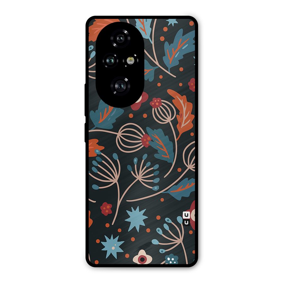 Nordic Arts Leaves Metal Back Case for Honor 200 Pro