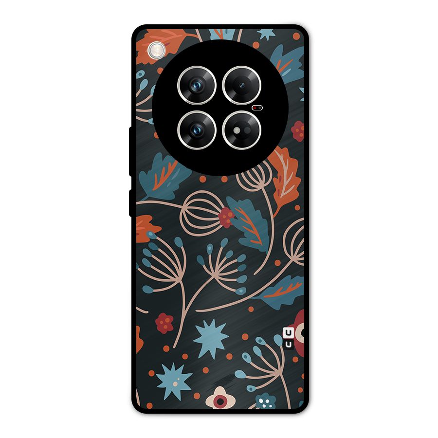 Nordic Arts Leaves Metal Back Case for Infinix Zero 40 5G