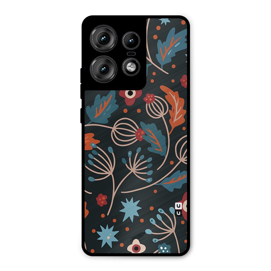 Nordic Arts Leaves Metal Back Case for Motorola Edge 50 Pro