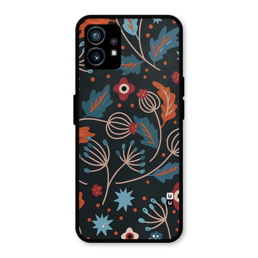 Nordic Arts Leaves Metal Back Case for Nothing Phone 1