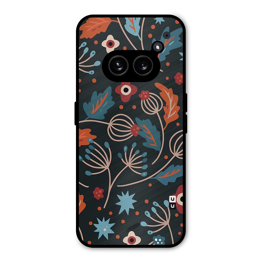 Nordic Arts Leaves Metal Back Case for Nothing Phone 2a Plus