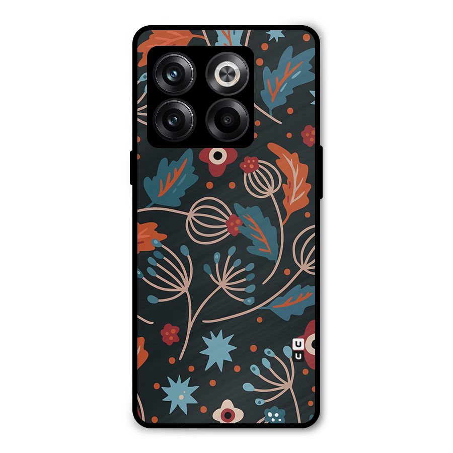 Nordic Arts Leaves Metal Back Case for OnePlus 10T