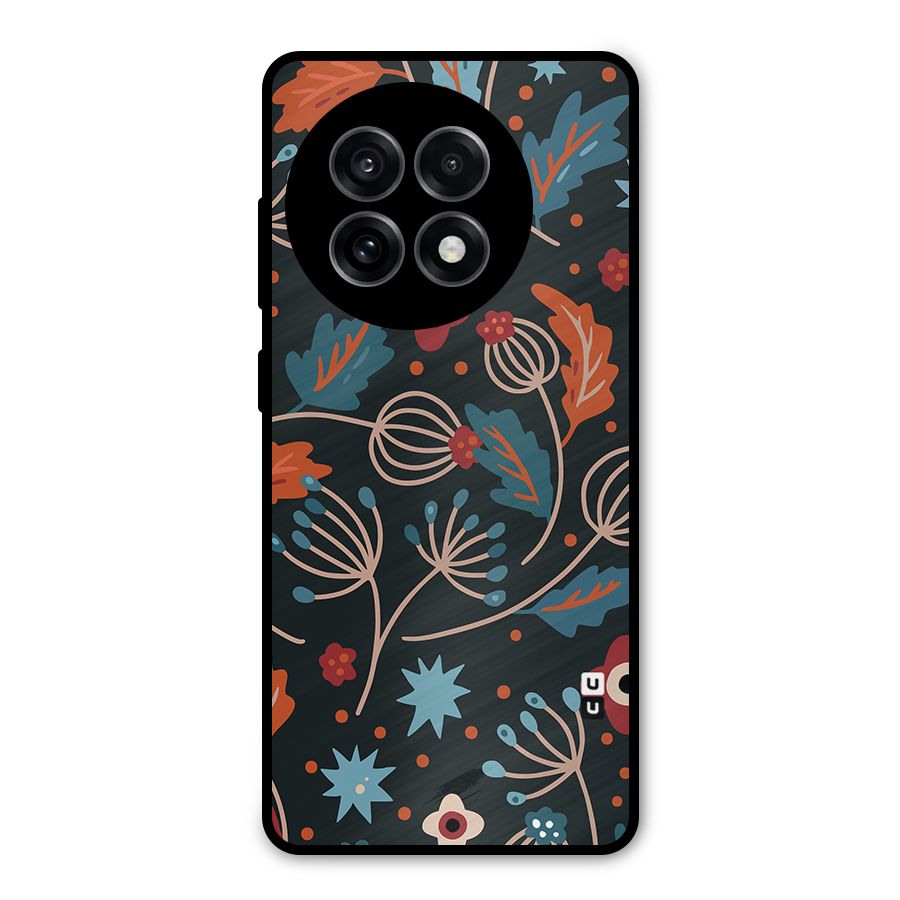 Nordic Arts Leaves Metal Back Case for OnePlus 13R