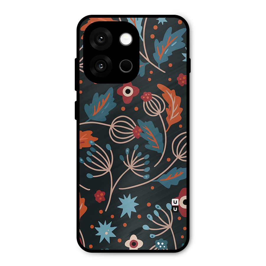 Nordic Arts Leaves Metal Back Case for OnePlus 13s