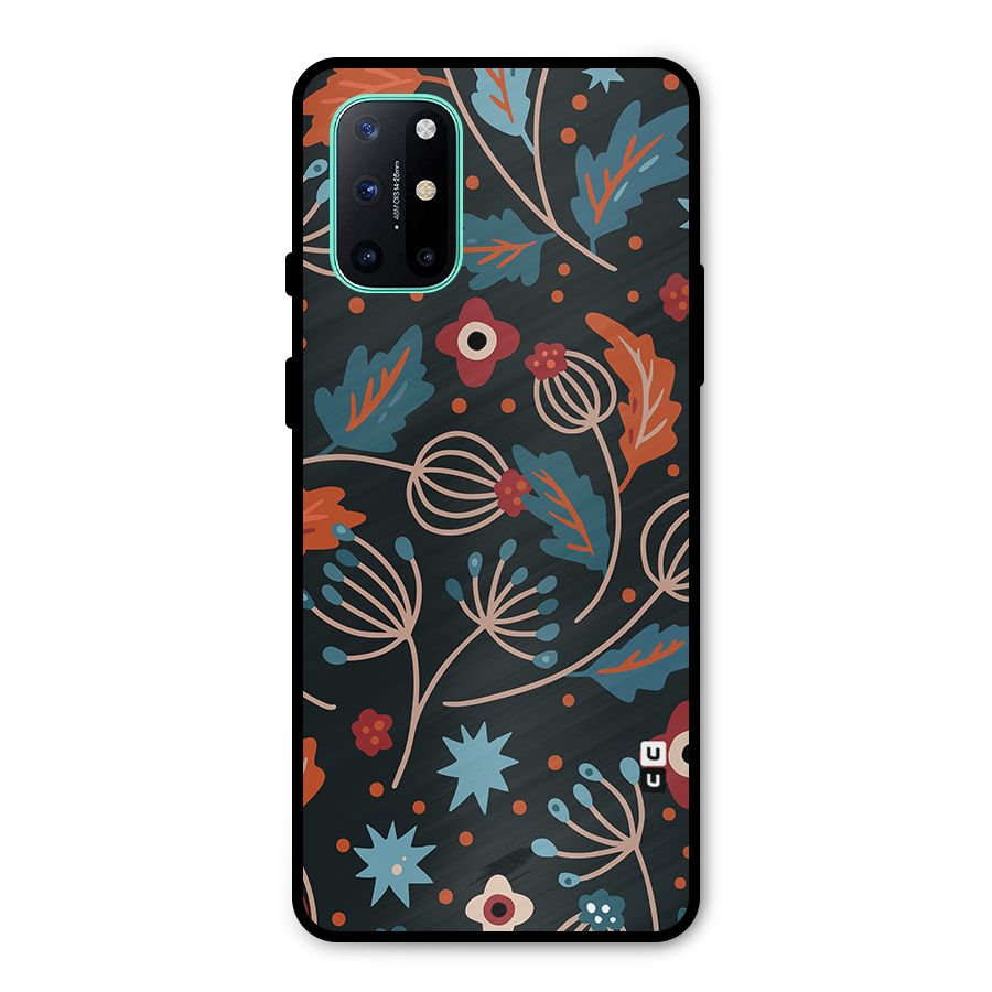 Nordic Arts Leaves Metal Back Case for OnePlus 8T