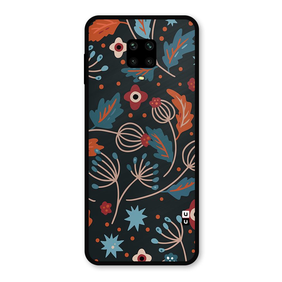 Nordic Arts Leaves Metal Back Case for Poco M2
